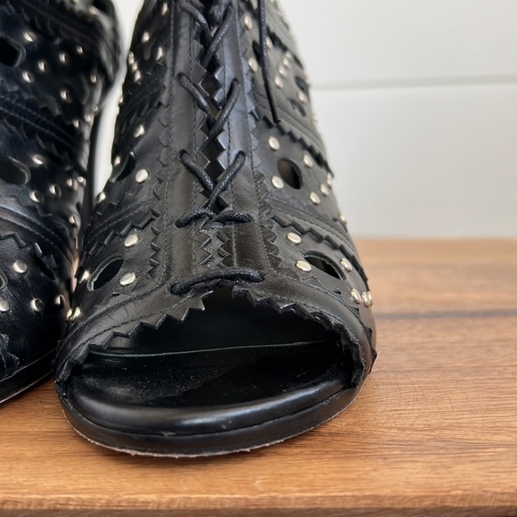 Studded Stuart Weitzman Booties. - Picture 6 of 17